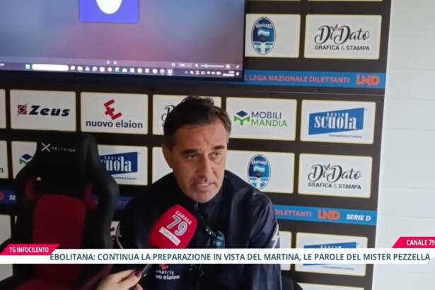 Ebolitana-Martina a porte chiuse: mister Pezzella carica i biancazzurri