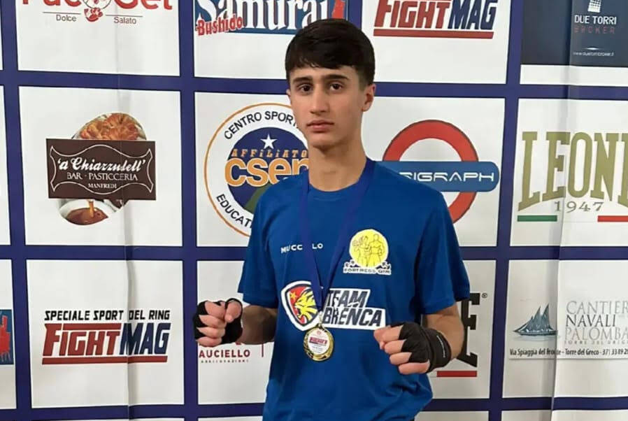 Kickboxing, il talento cilentano Giovanni Mucciolo ai Mondiali in Spagna: convocato in Nazionale Fight1