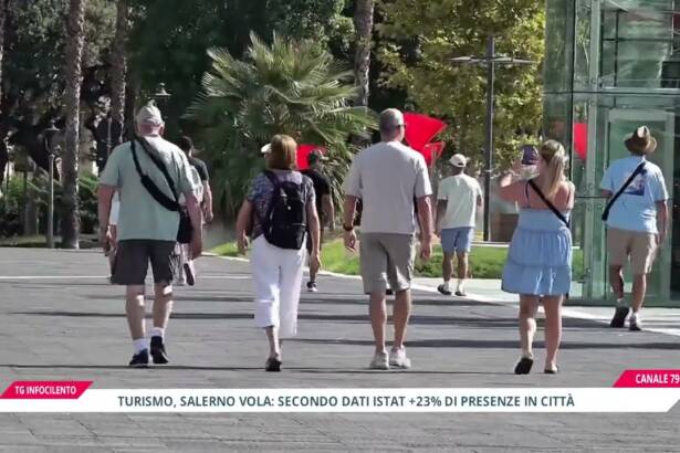 Boom turismo a Salerno: presenze +23% e quasi 6,4 milioni di notti