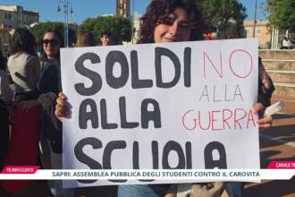 Carovita e carobenzina: gli studenti di Sapri scendono in piazza