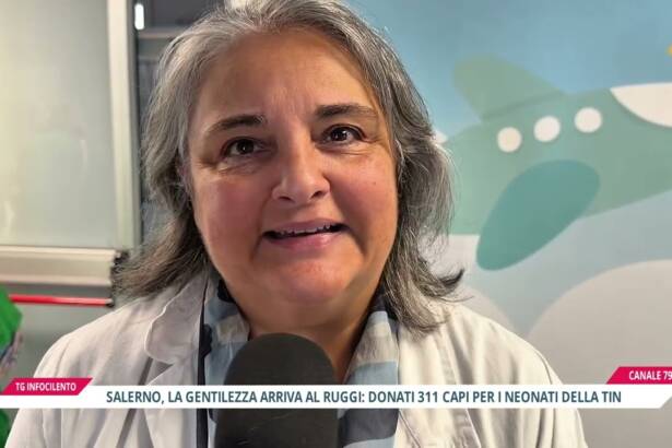 Donati oltre 300 capi al reparto di Terapia intensiva neonatale del Ruggi
