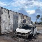 Capaccio Paestum, auto in fiamme dopo una lite: fiamme vicine al lido