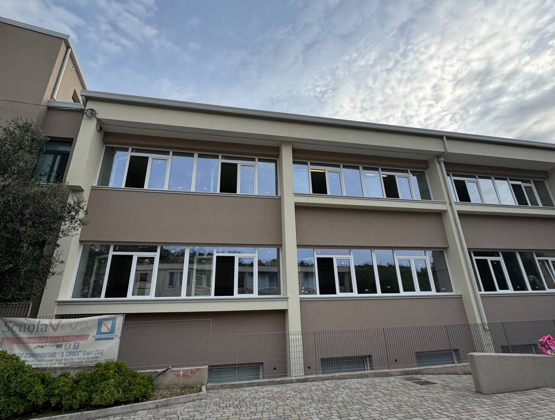 Scuola media Santa Croce: finiti i lavori di efficientamento, rientri in classe a Sapri