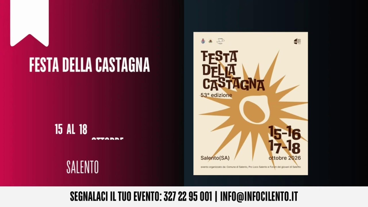 Tg InfoCilento 16 ottobre 2026, edizione delle 19.55