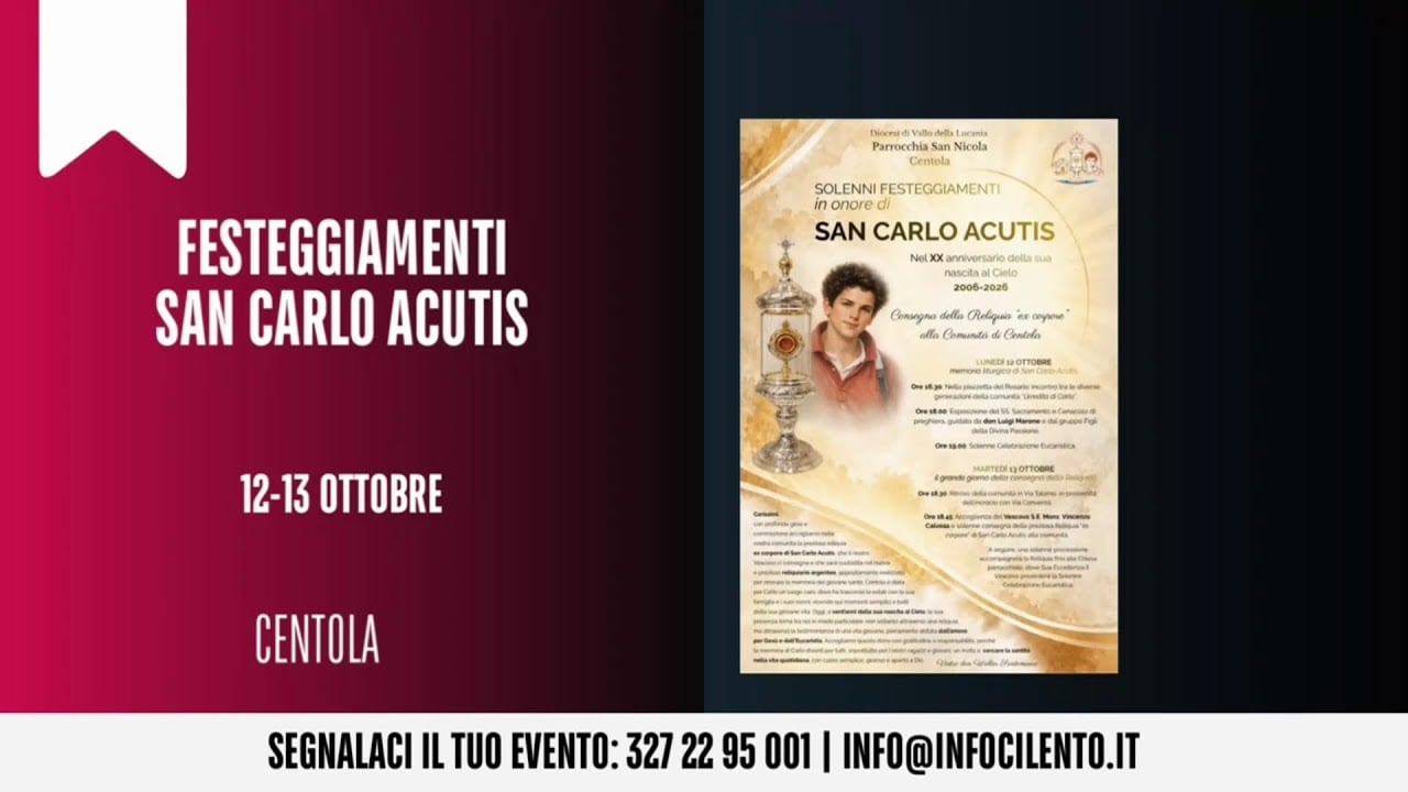 Tg InfoCilento 2 ottobre 2026, edizione delle 13:55
