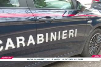 Eboli, raid e schiamazzi di notte in piazza: 18 giovani denunciati, proseguono le indagini