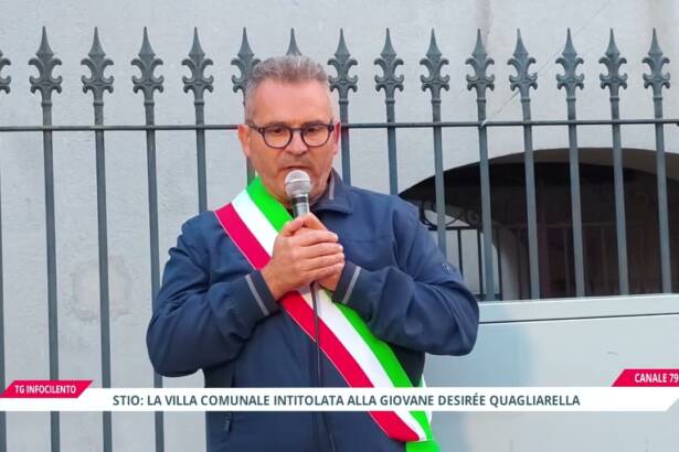 Stio: intitolata a Desirèe Quagliarella la Villa comunale, ieri la cerimonia