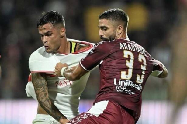 Salernitana da rimonta: Lescano e Djamanca ribaltano il Bari in cinque minuti