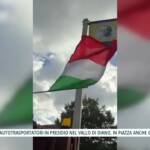 Protesta autotrasportatori: anche nel Vallo di Diano studenti in strada con i camionisti