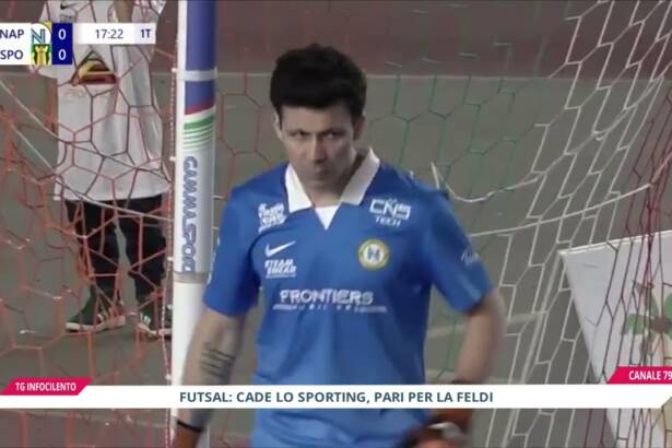 Futsal: cade lo Sporting, pari per la Feldi